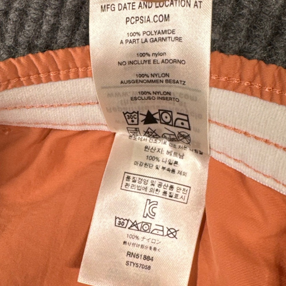 Patagonia Baggies Shorts Mens M Orange Nylon Swim Gorpcore Outdoor - Picture 7 of 10
